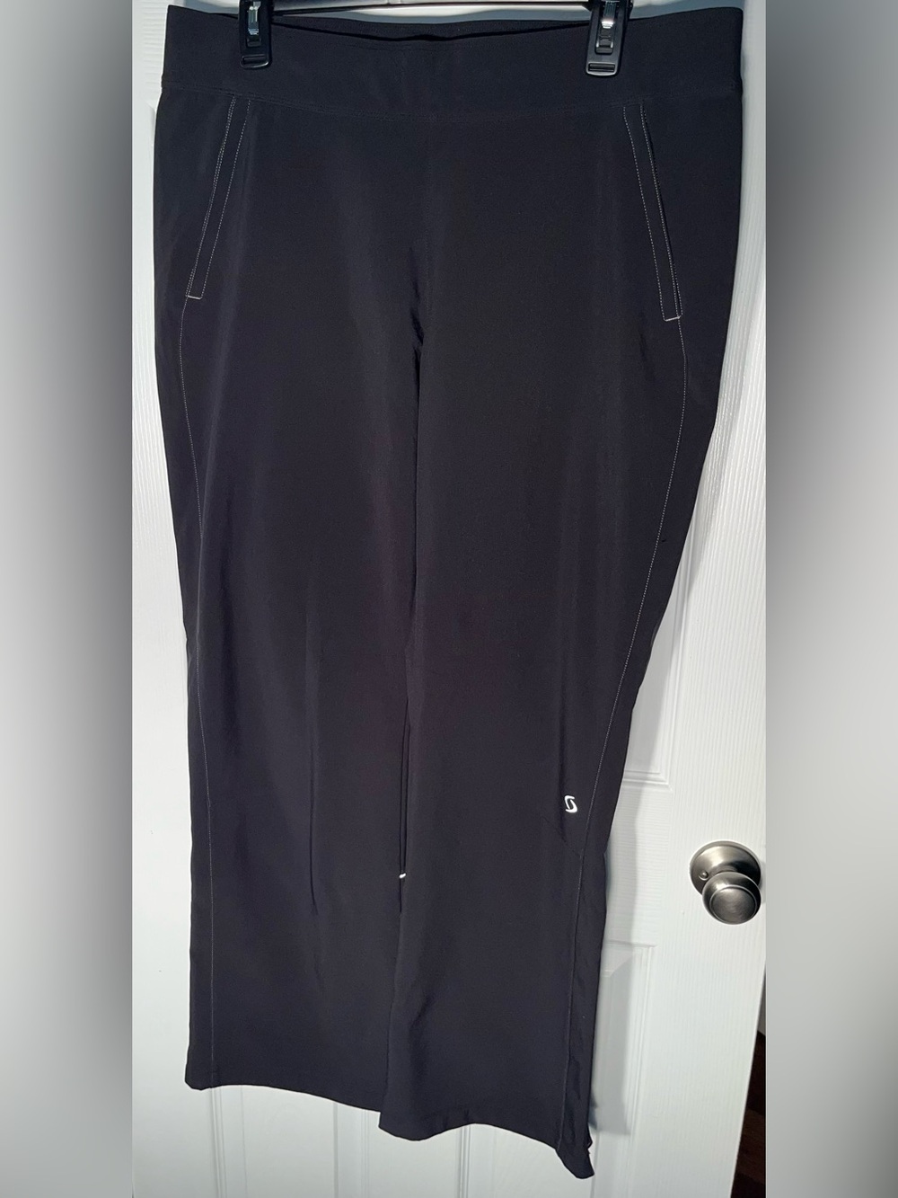 Moving Comfort Women's Fleece Lined Pants Black Size XL Reflective